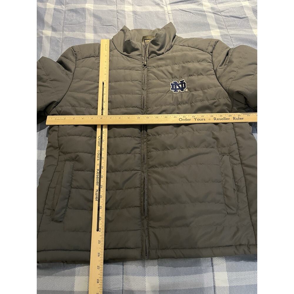 Crable Sportswear Notre Dame Men's L Fighting Irish Quilted Puffer jacket - Picture 3 of 9